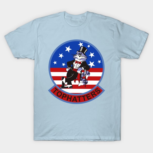 Tomcat VF-14 Tophatters T-Shirt by MBK